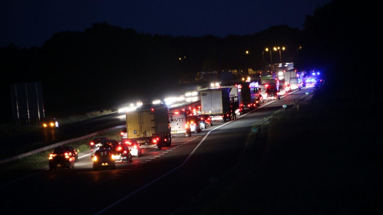 Meerdere ongelukken op A1 bij Deventer: files inmiddels opgelost.